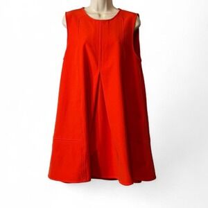 Maeve Red Sleeveless Swing Mini Dress‎